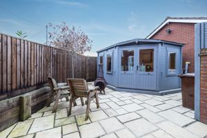 Patio with Summer house - click for photo gallery